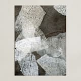 "Part of the Whole" - Art Print in Stone Gray by Jennifer Daily - Unframed