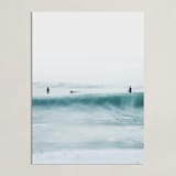 "Hermosa Blue II" - Art Print in water by Mike Sunu - Unframed
