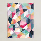 "Kaleidoscope No.1" - Art Print in Cerise by Hooray Creative - Unframed