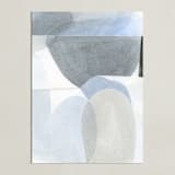 "Construct 3" - Art Print in Soft Blues by Ashleigh Ninos - Unframed