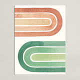 "Double Rainbow" - Art Print in Desert by Pink House Press - Unframed