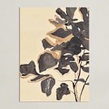 "Young Fig" - Art Print in Cream by Laura Condouris - Unframed