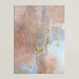 "Burning Me Up" - Art Print in Terracotta Pink by Christine Olmstead - Unframed