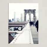 "People's Struggles" - Art Print in White by Caroline Mint - Unframed