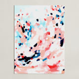 "Grapefruity Too" - Art Print in Coral by Katie Craig - Unframed