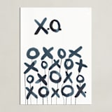"XO Sol" - Art Print in Smoky Black by Michelle Owenby Design - Unframed