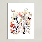 "Awakening 3" - Art Print in Rose by Sara Berrenson - Unframed