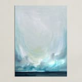"Teal Winds" - Art Print in Teal by Emily Jeffords - Unframed