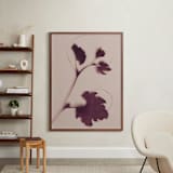 "Leaf and Vine" - Art Print in Mulberry by Kamala Nahas - In a Room