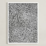 "10,000 Grains" - Art Print in Charcoal by Bryn Wears-Fitipaldi - Framed