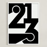 "LA  213" - Art Print in Black and White by Jennifer Morehead - Framed