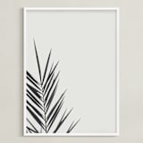 "One" - Art Print in Charcoal by Stacy Cooke - Framed