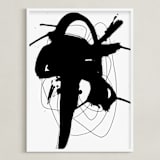 "synapse" - Art Print in Black and White by Ilana Greenberg - Framed