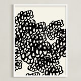 "Black Sheep" - Art Print in Noir by rose lindo - Framed