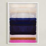 "Do It Anyway 2" - Art Print in Navy by HAPI ART - Framed