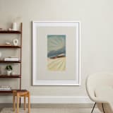 "It's a Beautiful Life II" - Art Print in Blue Sage by Shawna Urban - In a Room