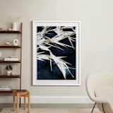 "Midnight Nature I" - Art Print in Deep Blue by Tanya Lee Design - In a Room