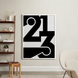 "LA  213" - Art Print in Black and White by Jennifer Morehead - In a Room