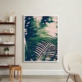 "Labyrinths" - Art Print in forest green by ALICIA BOCK - In a Room