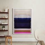 "Do It Anyway 2" - Art Print in Navy by HAPI ART - In a Room