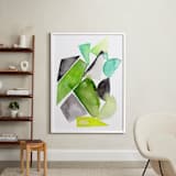"Turaco" - Art Print in leaf by Kiana Lee - In a Room