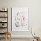 "Sharbat" - Art Print in Soft Peach by Morgan Goodrum - In a Room