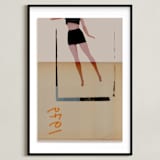 "Iconic" - Art Print in Vintage by Maja Cunningham - Framed