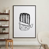 "Packed Like Sardines" - Art Print in Ink by Annie Montgomery - In a Room