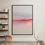 "Sailors Delight" - Art Print in Pink Skies by Karen Kardatzke - In a Room
