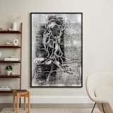 "Figure on Figure" - Art Print in Noir by Allison Belolan - In a Room