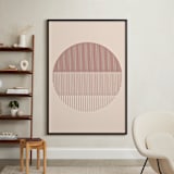 "Soleil" - Art Print in Brick by Fresh Letter Studio - In a Room