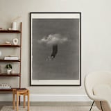 "Rene" - Art Print in Moody Grey by jinseikou - In a Room