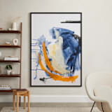 "Lawless4." - Art Print in Love Fever Blue by Jihye Back Kim - In a Room