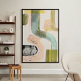 "Times Like These 1" - Art Print in Olive by Amy Moen - In a Room