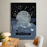 "Adventures in Nature" - Personalized Art Print in Night by Corinne Malesic - In a Room