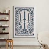 "Lumiere from Disney's Beauty And The Beast" - Art Print in Porcelain by Katharine Watson - In a Room