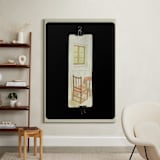 "Table For 1" - Art Print in Soft Oak by Selina Su - In a Room