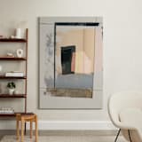 "Crossings 2" - Art Print in Peachy by Maja Cunningham - In a Room