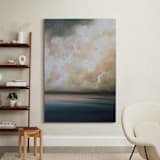 "Reunion 2" - Art Print in Peach by Mya Bessette - In a Room