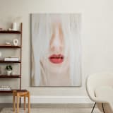 "Lipssss" - Art Print in lipstick red by Cathy Sunu - In a Room