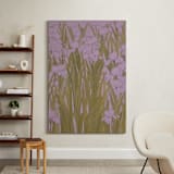 "Iris Garden" - Art Print in Dusty Lavender by Britt Friesell - In a Room