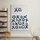 "XO Sol" - Art Print in Smoky Black by Michelle Owenby Design - In a Room