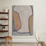 "calm distress" - Art Print in beachy grey by Kate Cawood - In a Room