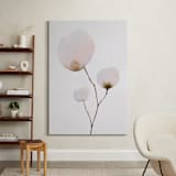 "Mokuren03" - Art Print in Pale Pink by jinseikou - In a Room
