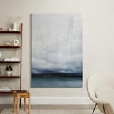 "Distant Light" - Art Print in misty morn by Brian Sostrom - In a Room