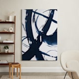 "Quietly Alive" - Art Print in Night by Roann Mathias - In a Room