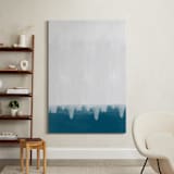 "Rain Storm I" - Art Print in Emerald Green by Deb Presutto - In a Room