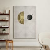 "The Alignment" - Art Print in Vintage Gold by Faiza Khan - In a Room