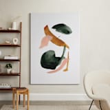 "Calm Forest No.18" - Art Print in Forest Green by Cait Courneya - In a Room