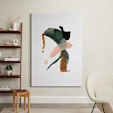 "Calm Forest No. 20" - Art Print in Forest Green by Cait Courneya - In a Room